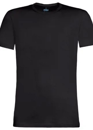 Cotonella Мужская футболка полуприлегающего силуэта, черный, 48
