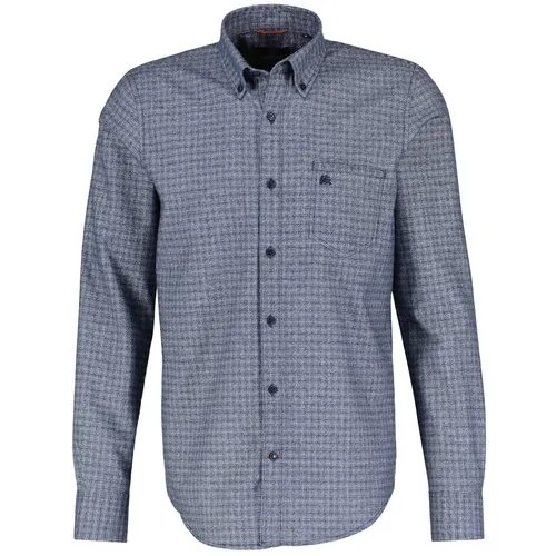 Рубашка для мужчин, Lerros, модель: 22O1140, цвет: темно-синий, размер: M