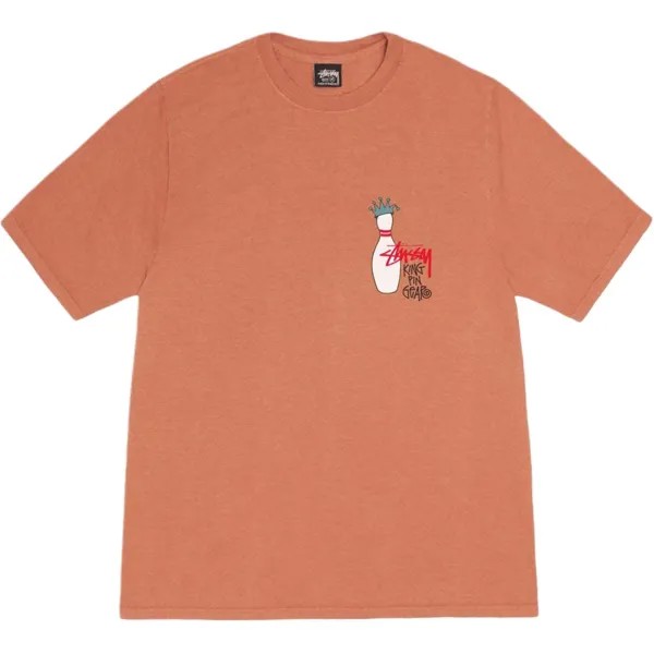Футболка Kingpin Dyed Stussy, цвет Marine