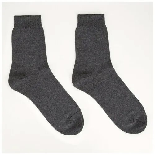 Мужские носки RusExpress, 1 пара, классические, размер 31, серый