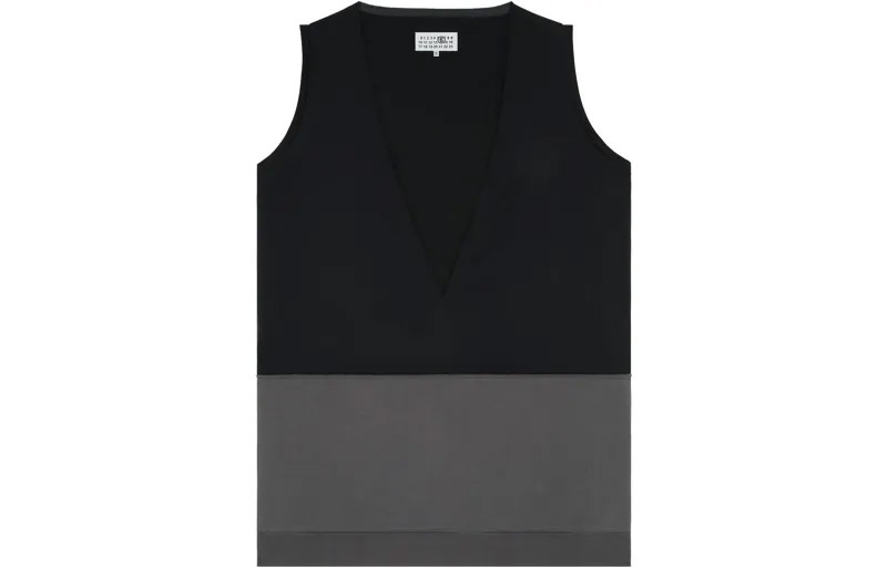 Платье без рукавов женское черное Mm6 Maison Margiela