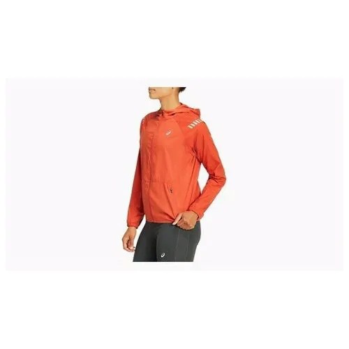 Ветровка женская ( XL) цвет темно оранжевый ASICS lite-show jacket W'S
