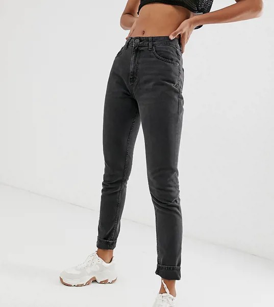 Черные укороченные джинсы в винтажном стиле Noisy May Tall-Синий