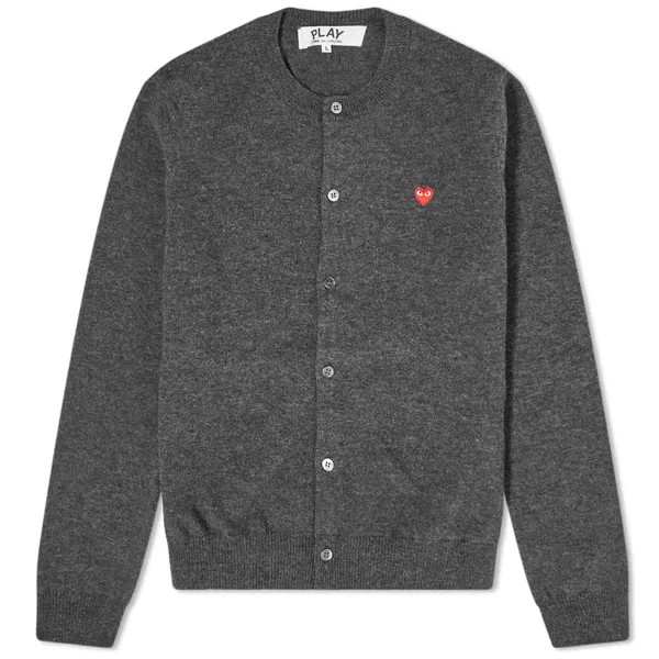 Джемпер Comme de Garcons Play Women's Small Heart Button Front Cardi