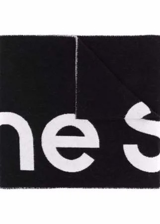 Acne Studios объемный шарф с логотипом