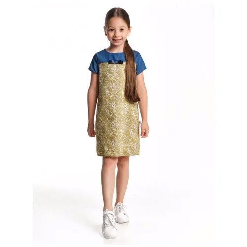 Платье Mini Maxi, модель 2780, цвет хаки, размер 98