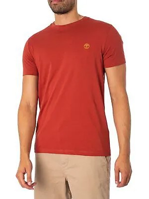 Мужская футболка Dun River Crew Slim, красная Timberland