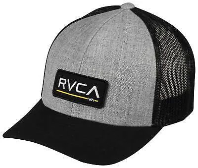 Кепка RVCA Boy-#39;s Ticket Trucker Hat - Heather Grey / Black - New