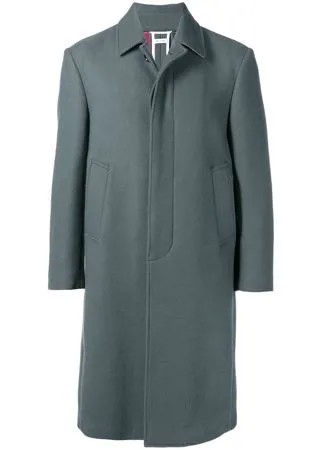 Thom Browne свободное кашемировое пальто с воротником