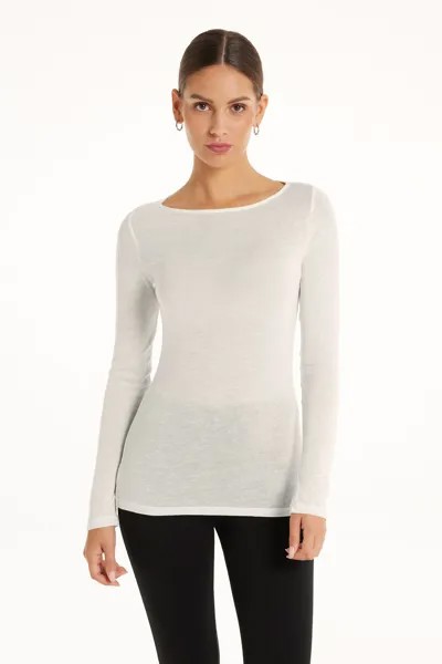 Рубашка с длинным рукавом THERMO BOAT-NECK Tezenis, цвет latte