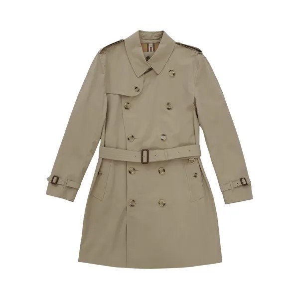 Тренч Burberry Kensington Heritage Медовый