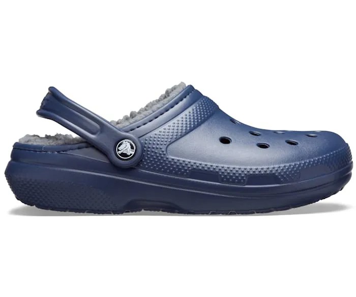 Классические сабо на подкладке Crocs женские, цвет Navy / Charcoal