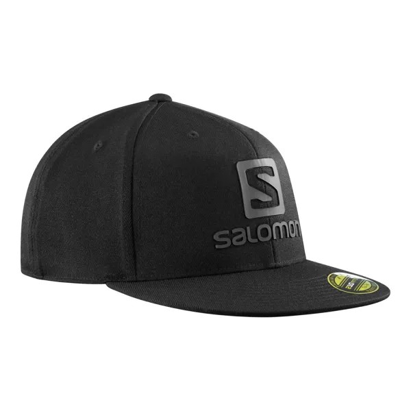 Бейсболка мужская Salomon LOGO CAP FLEXFLIT® черная, р. 54