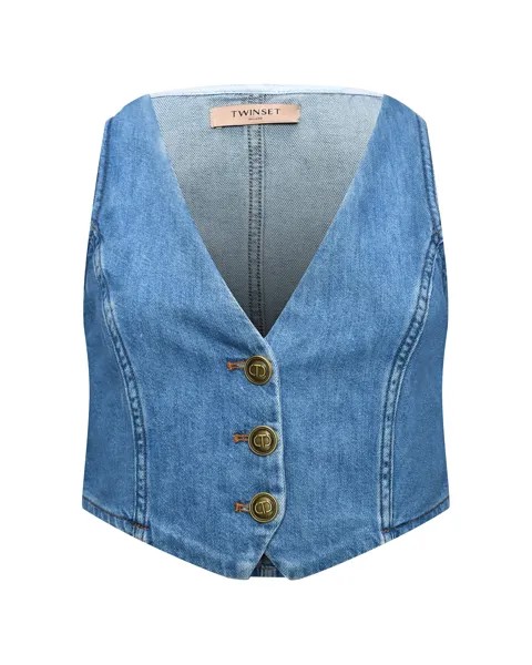 Джинсовый жилет TWINSET