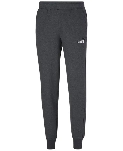 Мужские спортивные штаны Puma Embroidered Logo Fleece, темно-серый