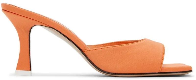 Оранжевые босоножки на каблуке Anais The Attico