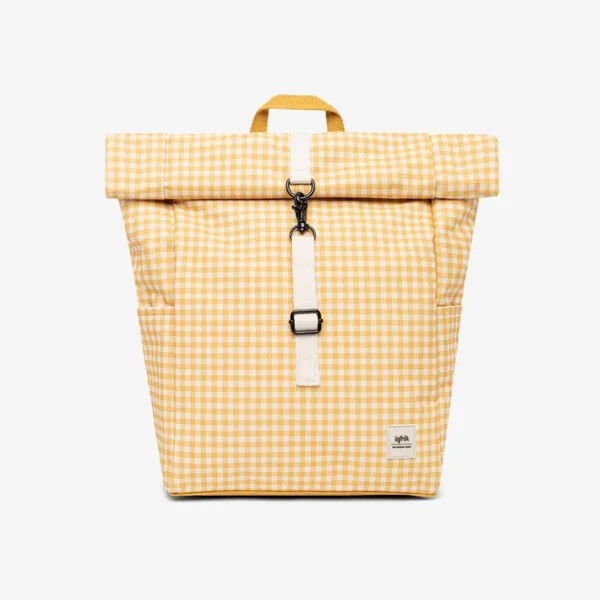 Рюкзак унисекс Lefrik Roll Mini PRINTEDVICHYMUSTARD, 35x23x23 см
