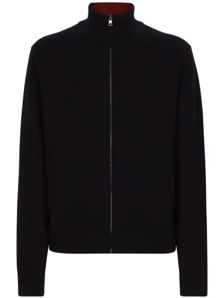 Dolce & Gabbana кашемировый кардиган на молнии, черный