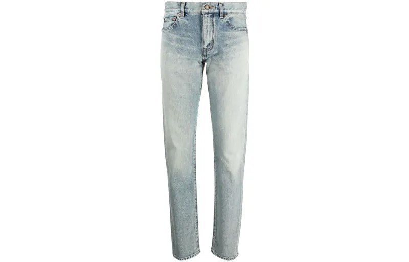 SAINT LAURENT Женские джинсы, цвет Blue