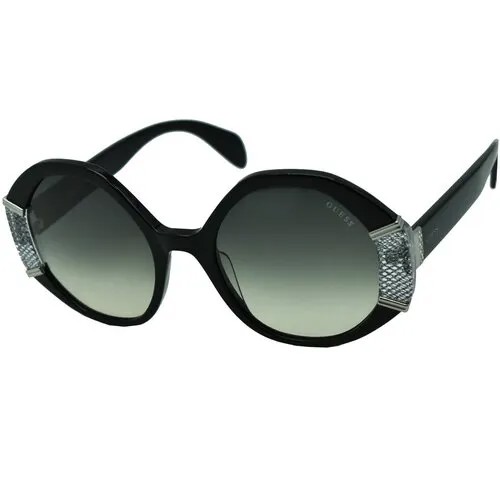 Солнцезащитные очки GUESS, черный, серый
