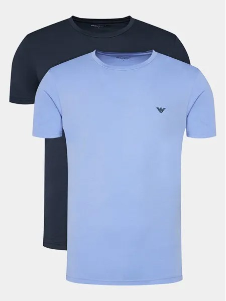 Комплект из 2 футболок стандартного кроя Emporio Armani Underwear, мультиколор