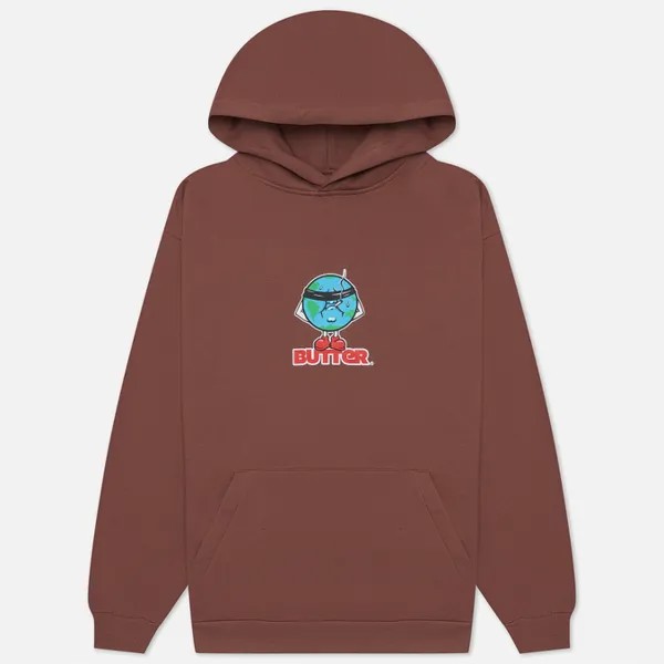 Мужская толстовка Butter Goods Blindfold Hoodie коричневый, Размер S