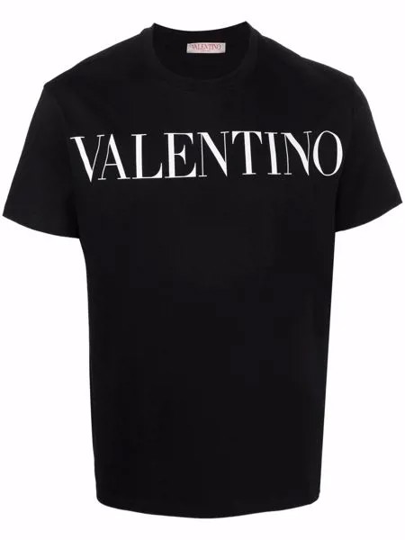 Valentino футболка с логотипом