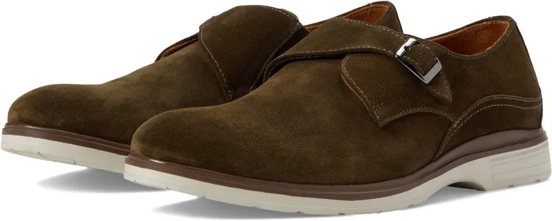 Оксфорды Stacy Adams Taylen Monk Strap, коричневый