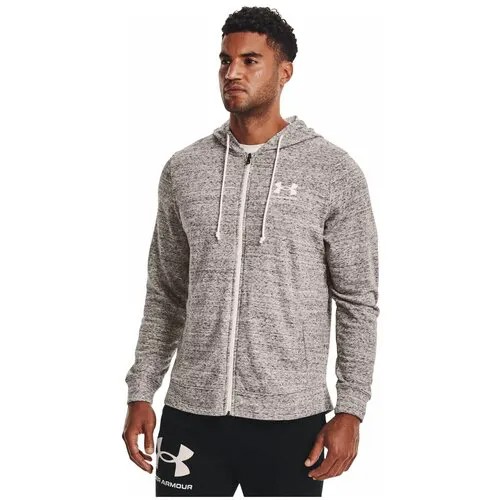 Толстовка спортивная Under Armour Rival Terry Full-Zip, размер XL, , onyx white - 112