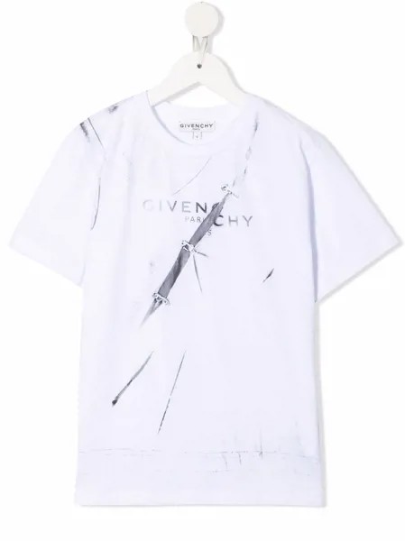Givenchy Kids футболка с логотипом