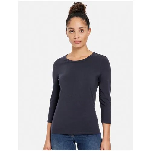 Лонгслив Gerry Weber, однотонный, размер XL, синий