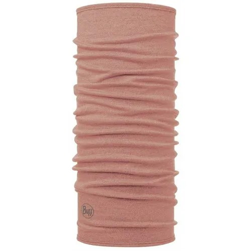 Снуд Buff Wool midweight Rosewood Melange, one size, розовый, красный