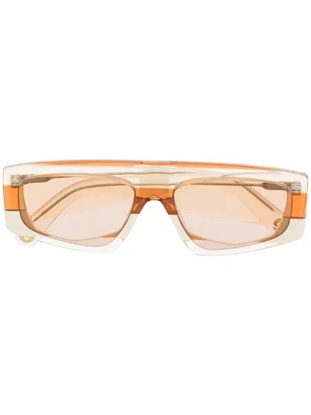 Jacquemus солнцезащитные очки Yauco в геометричной оправе