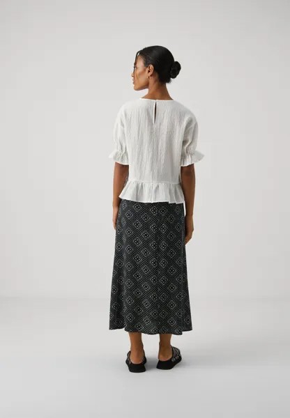 Блузка Vmnabia 2/4 Vero Moda, белоснежная
