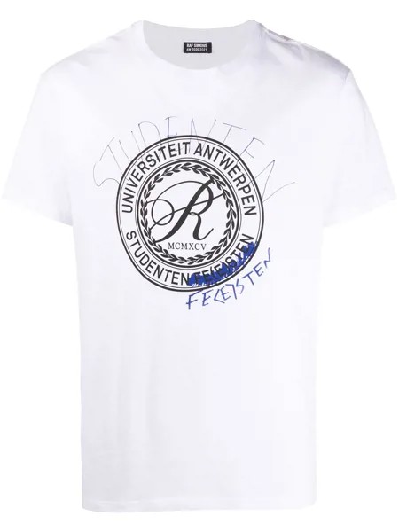 Raf Simons футболка с принтом