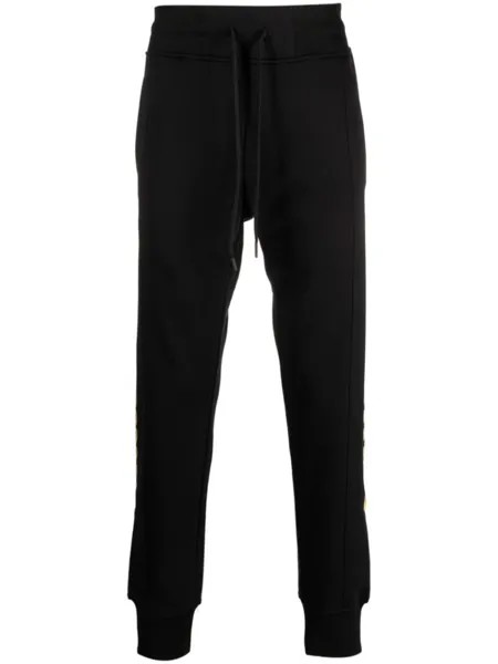 Versace Jeans Couture спортивные брюки с принтом, черный