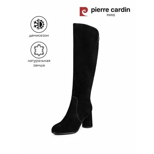 Сапоги Pierre Cardin, полнота G (EU)/ на среднюю и широкую стопу, размер 38, черный