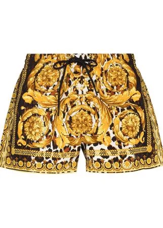Versace плавки-шорты с принтом Wild Baroque