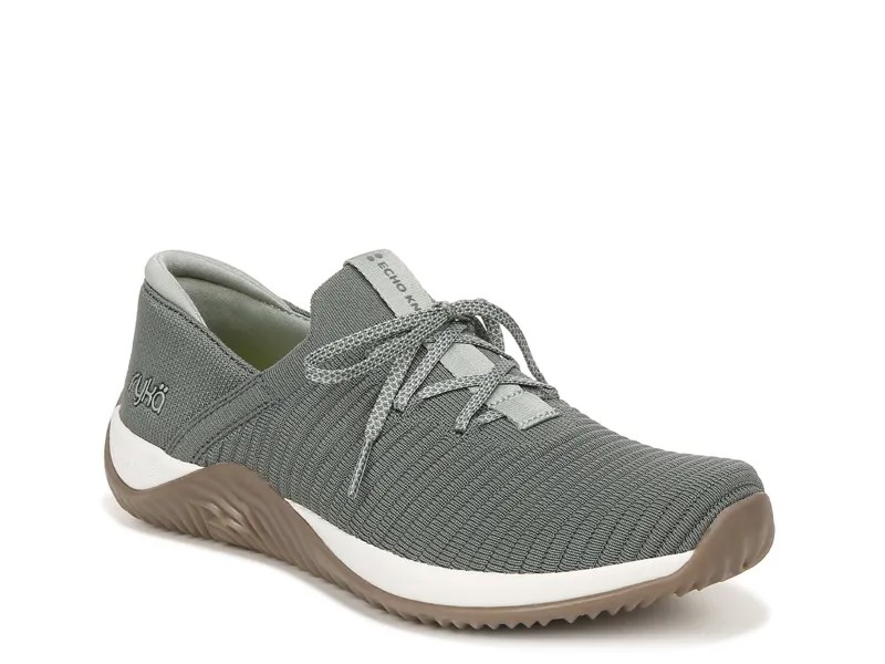 Кроссовки-слипоны женские Ryka Echo Knit Fit, темно-зеленый