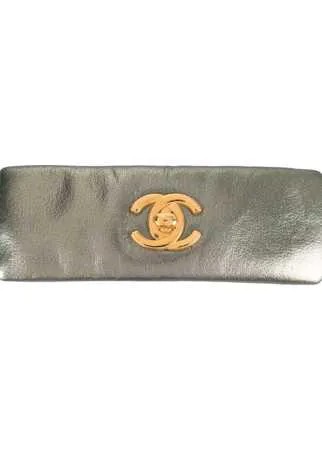 Chanel Pre-Owned заколка для волос с логотипом CC