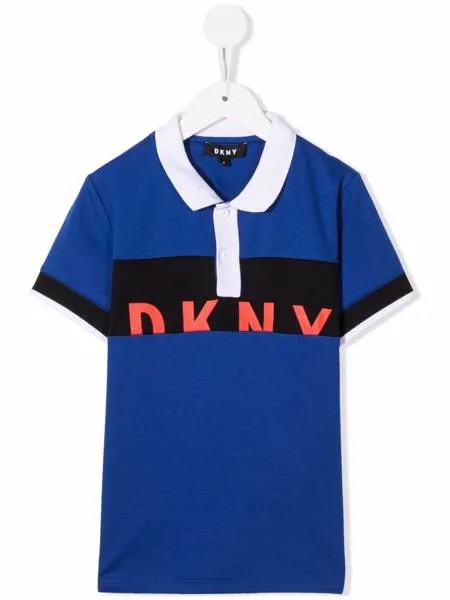 Dkny Kids рубашка поло с логотипом