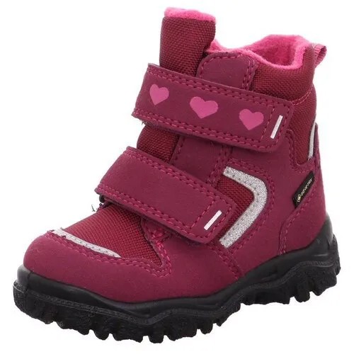 Ботинки Superfit, демисезон/зима, на липучках, размер 27, розовый
