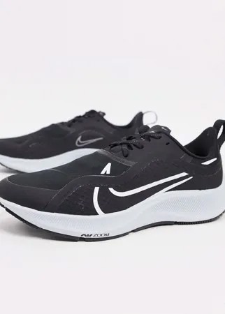 Черные кроссовки Nike Running Air Zoom Pegasus Shield-Черный