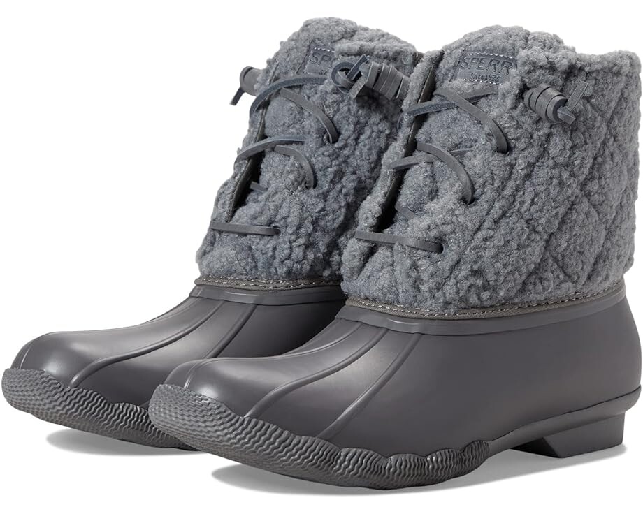 Ботинки Sperry Saltwater Sherpa, цвет Grey 1