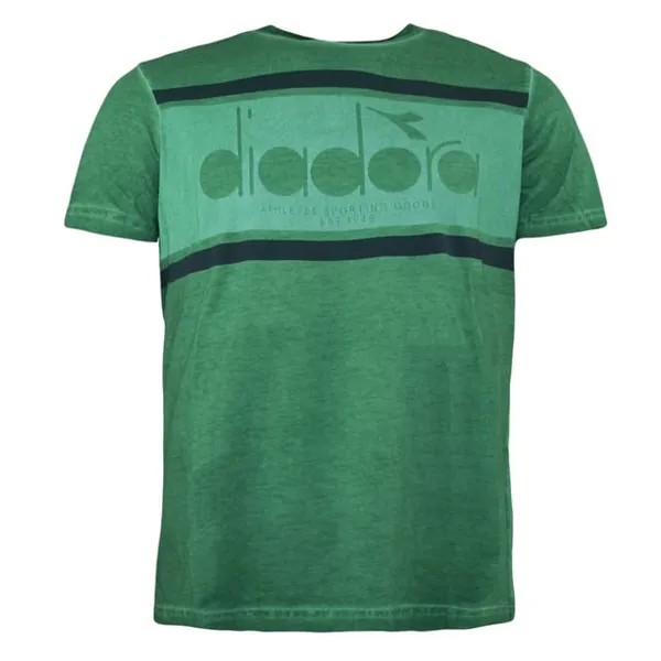 Зеленая мужская футболка Verdant Diadora, зеленый