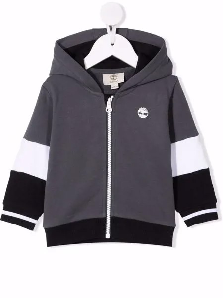 Timberland Kids худи на молнии с логотипом