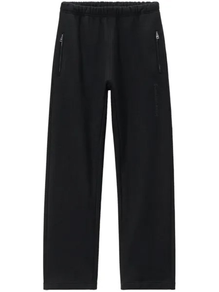 Alexander Wang спортивные брюки с тисненым логотипом, черный