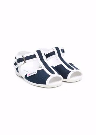 Superga Kids сандалии с пряжкой и открытым носком