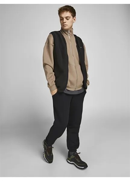 Черные мужские спортивные штаны свободного покроя Jack & Jones