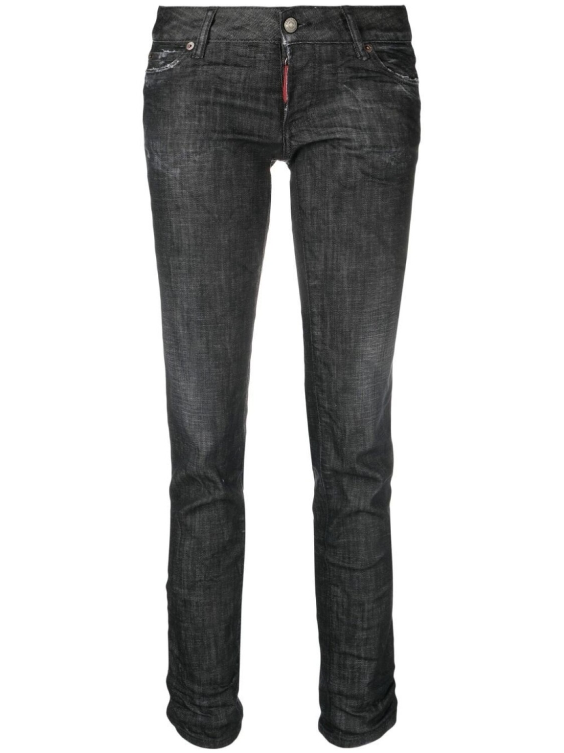 Dsquared2 прямые джинсы, черный